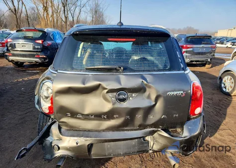 2014 Mini Cooper S Countryman from USA, damaged, VIN WMWZC5C52EWM17379